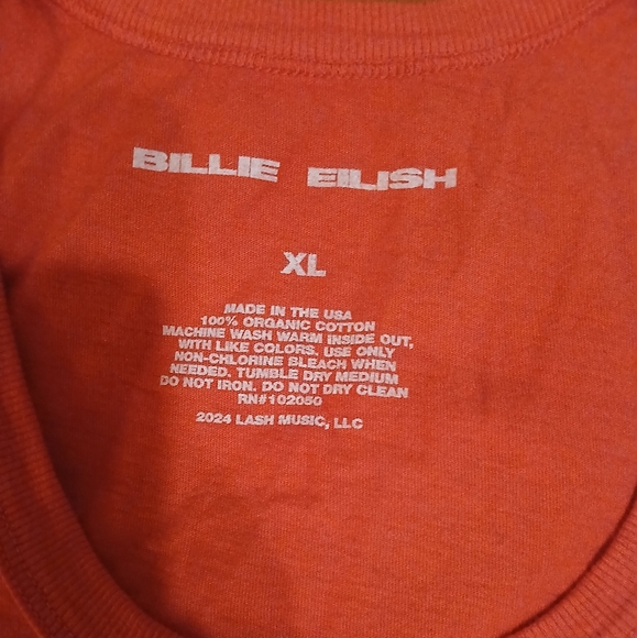 Billie Eilish Hit Me Hard and Soft tour tank - Picture 3 of 5